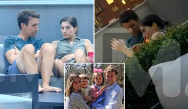 Lindsay Clancy's ex-husband Patrick spotted lounging with new wife as heartbreaking trial continues