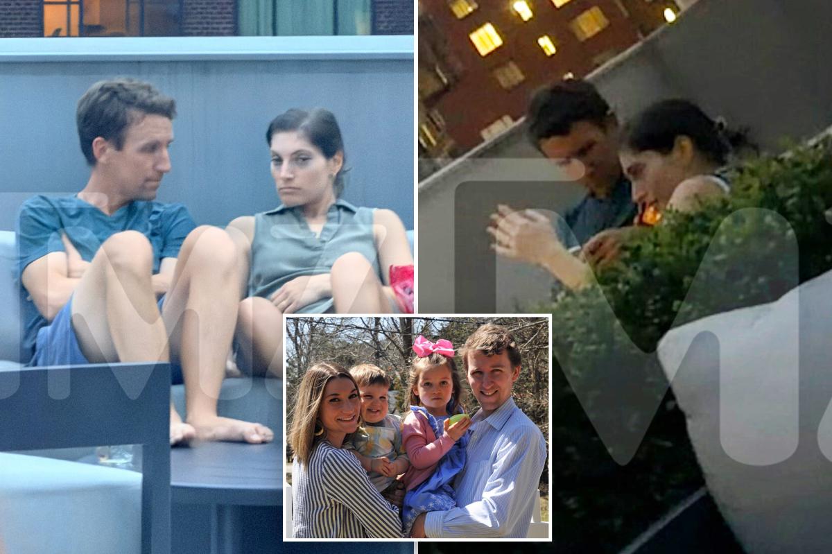 Lindsay Clancy's ex-husband Patrick spotted lounging with new wife as heartbreaking trial continues