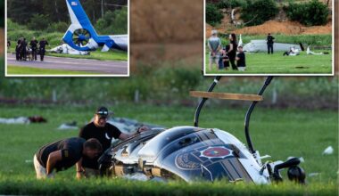Pennsylvania State Police helicopter, small plane collide midair near Carlisle Airport