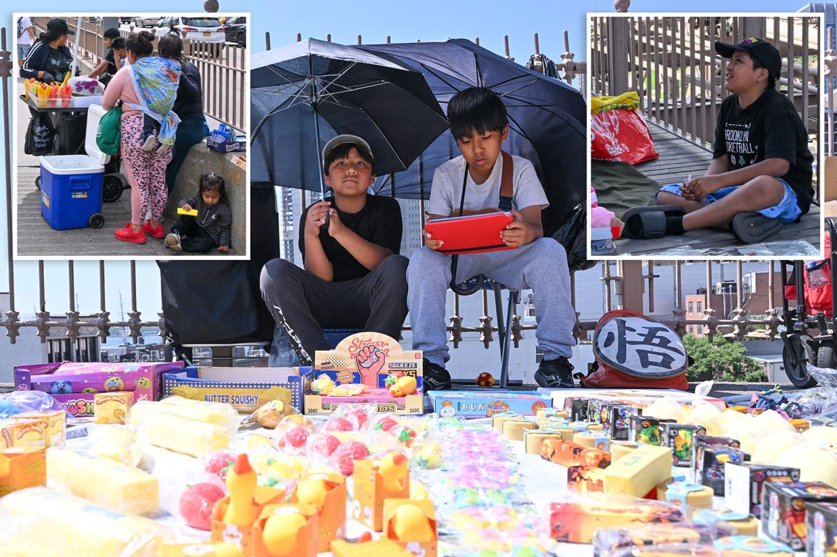 Kids as young as 11 among the illegal vendors swarming Brooklyn Bridge: 'They are everywhere'