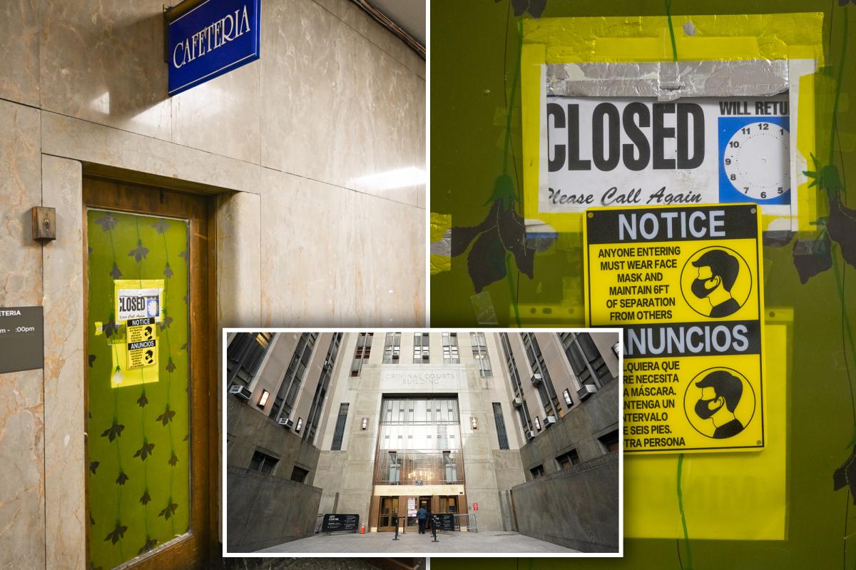 Manhattan Criminal Court cafeteria crawling with mice, roaches