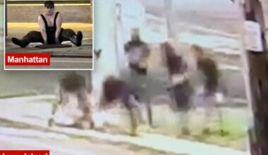 Long Island 'mole people' seen crawling into manhole — week after headlamp-wearing trio emerged in NYC