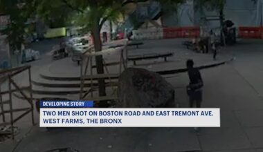 News 12 | Bronx | 2 Men Shot Steps From Subway Station In West Farms