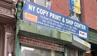 EV Grieve: NY Copy Print & Ship Center has closed after 34 years on 7th Street