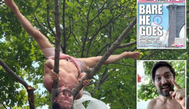 Naked nutjob who jump off Brooklyn Bridge plotted plunge on birthday: roommate
