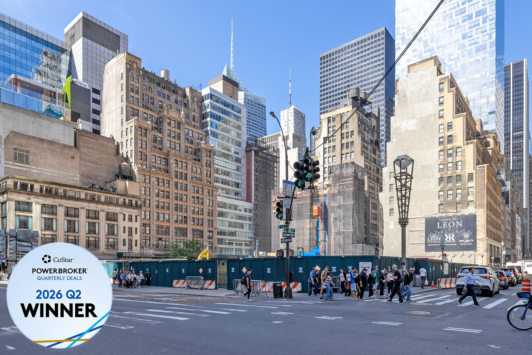 Extell Development signed Simpson Thacher & Bartlett to fill most of its tower under construction at 570 Fifth Ave. in Manhattan. (KPF)