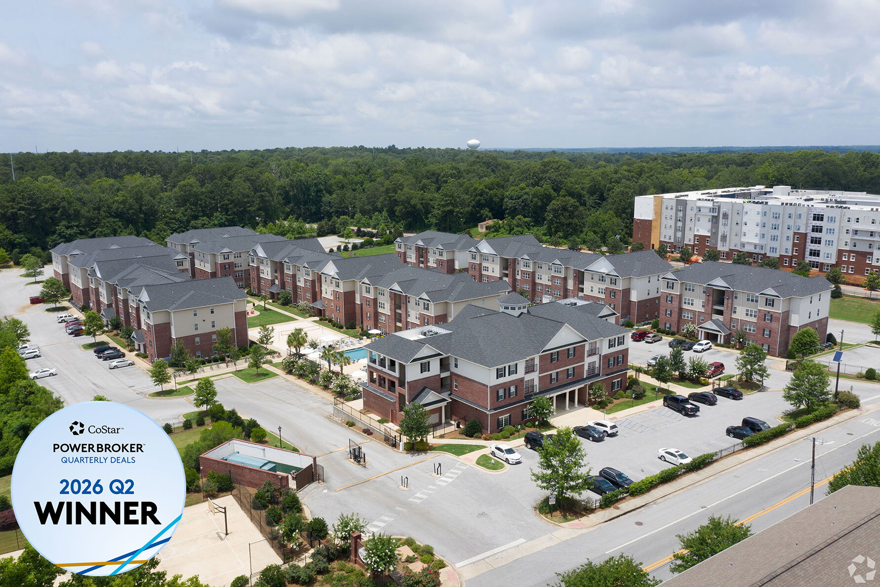 The portfolio includes the 600-bed Grove at Auburn near Auburn University in Alabama. (CoStar)