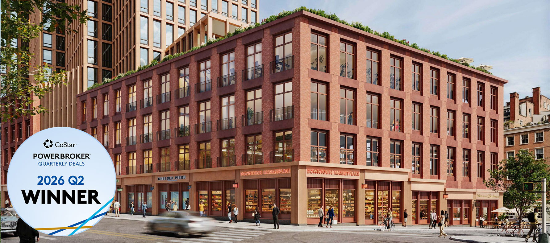 Privately owned real estate fim Tavros bought a full-block development site in New York's Lower Manhattan from Seaport Entertainment. (CoStar)