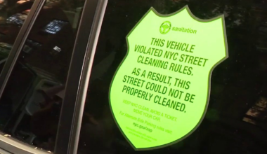 NYC revives bright green stickers for alternate side parking violators