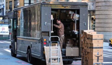Manhattan UPS workers sleep in cafeteria, wander streets overnight under split-shift regime