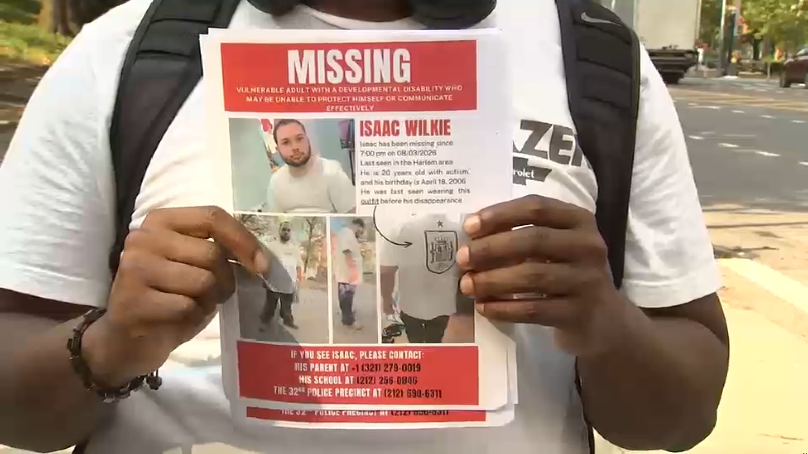 NYC missing man search: Police looking for 20-year-old with autism from Harlem