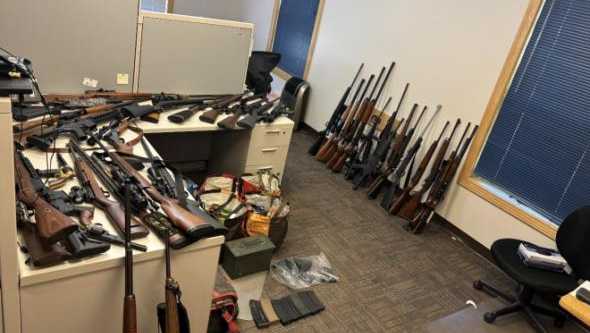 Black Brook man arrested on illegal weapons charges as NYSP seize cache of guns
