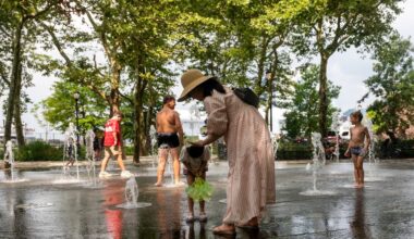From New York to Philadelphia, tropical humidity has millions feeling the summer swelter