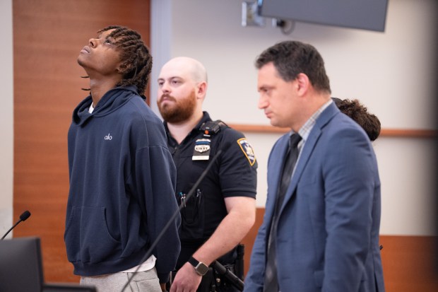 Chase Lackard appears in Bronx Supreme Court on Wednesday, Aug. 5, 2026, in New York City. (Barry Williams/ New York Daily News)