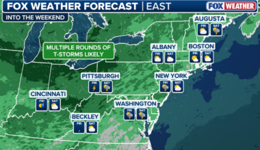 NYC severe storms today: Timing, rain, damaging wind threat