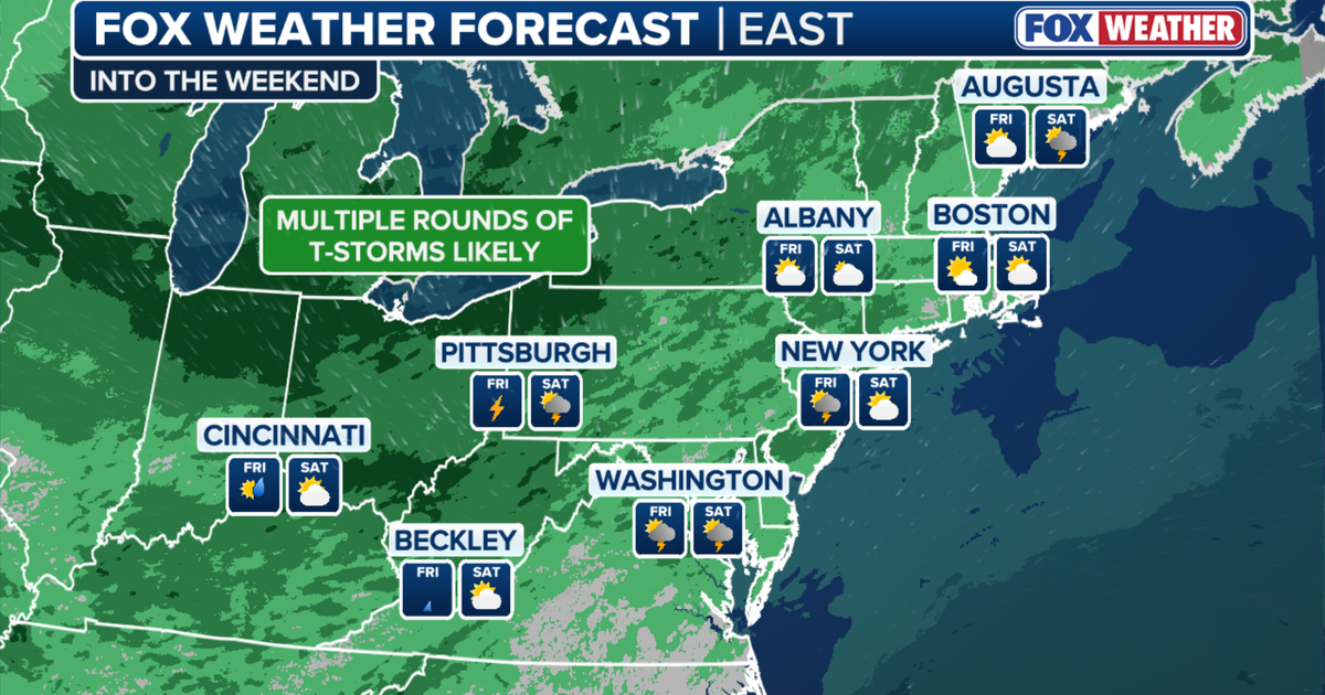 NYC severe storms today: Timing, rain, damaging wind threat