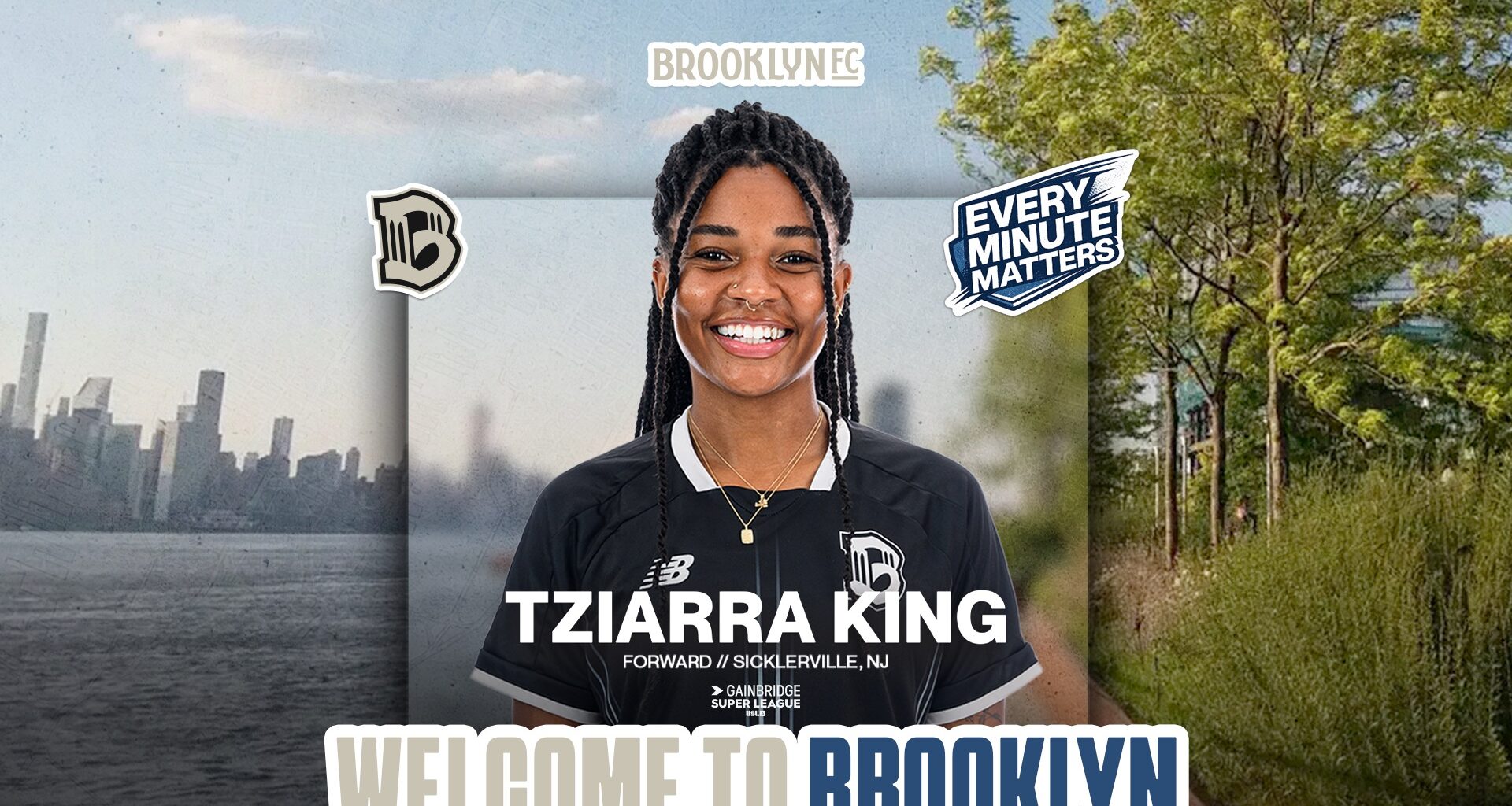 Brooklyn FC Signs Former NWSL Forward Tziarra “Zee” King