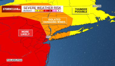 Severe thunderstorm watch issued for NYC, NJ: See latest timing – NBC New York