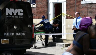 NYC man suspected of stabbing ex-girlfriend's male buddy to death caught casually eating pizza: sources