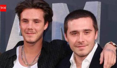 Cruz Beckham looks just like Brooklyn on family yacht as tattoos spark fresh interest amid Beckham family feud