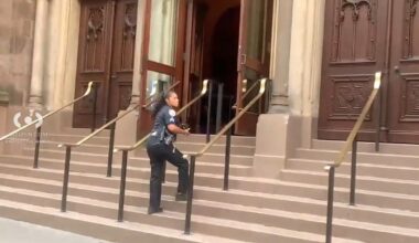 Person taken into custody after allegedly assaulting someone at Central Synagogue
