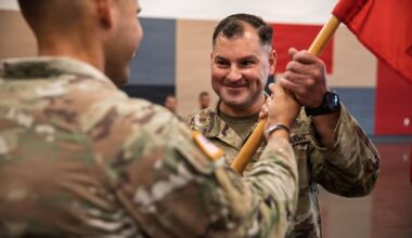 C Battery, 1-258th Field Artillery Change of Responsibility
