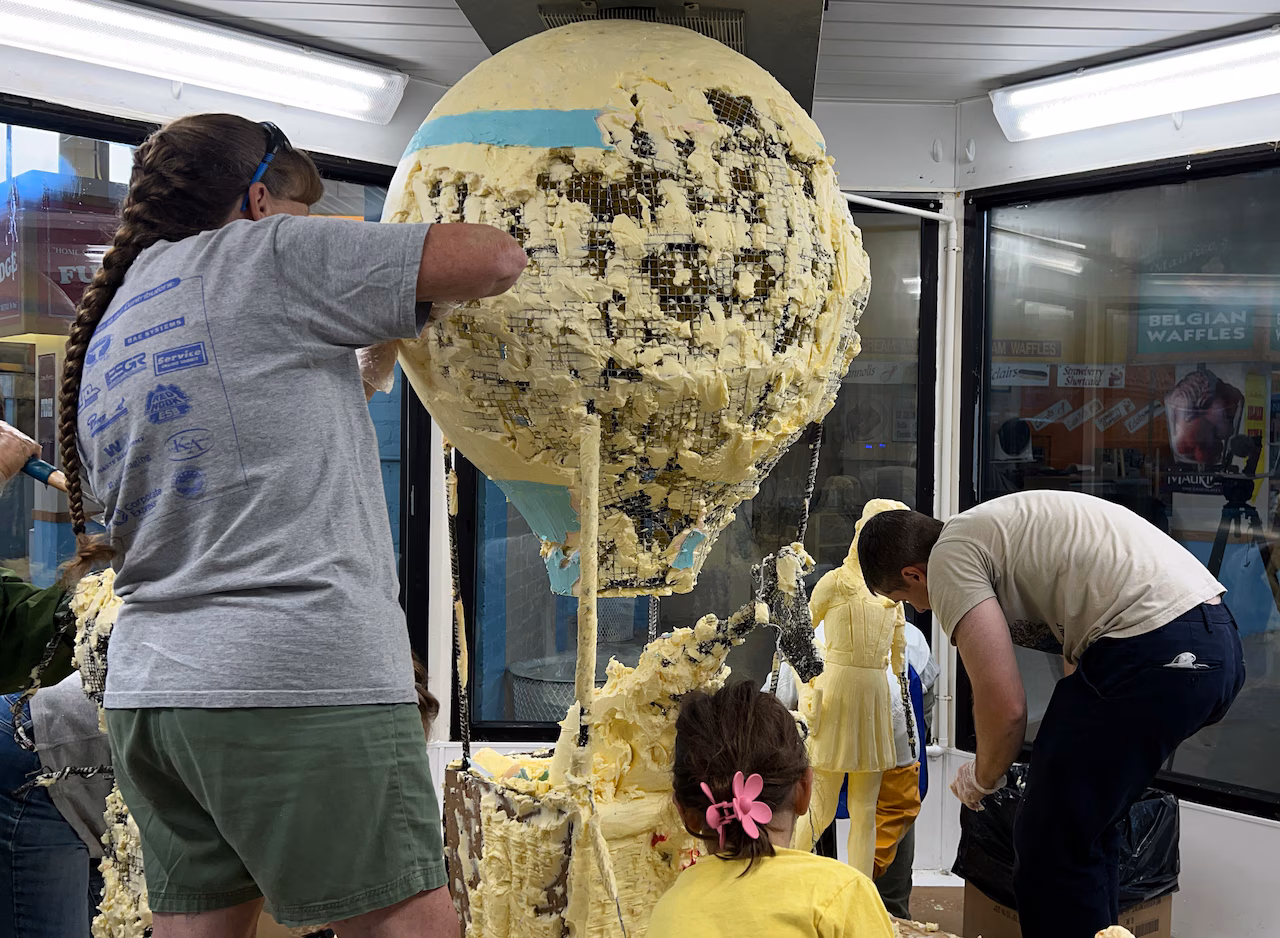 NYS Fair butter sculpture comes down