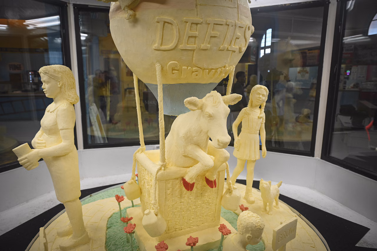 2025 NYS Fair butter sculpture