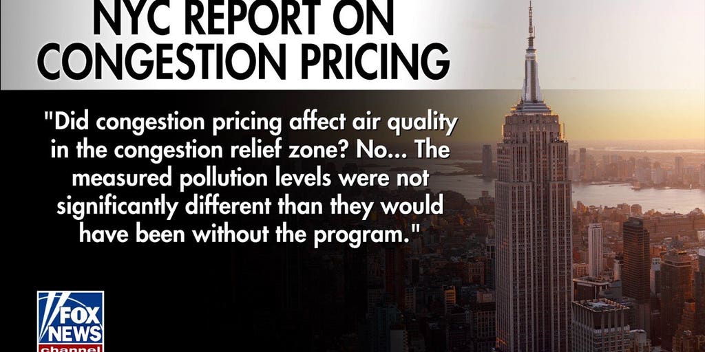 NYC congestion pricing fails to improve air quality, study shows
