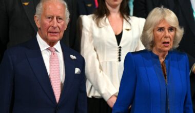 Britain's King Charles III Britain's Queen Camilla
