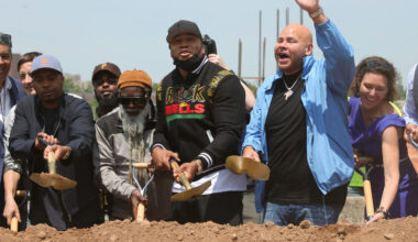 Groundbreaking of the Hip Hop Museum (instagram)