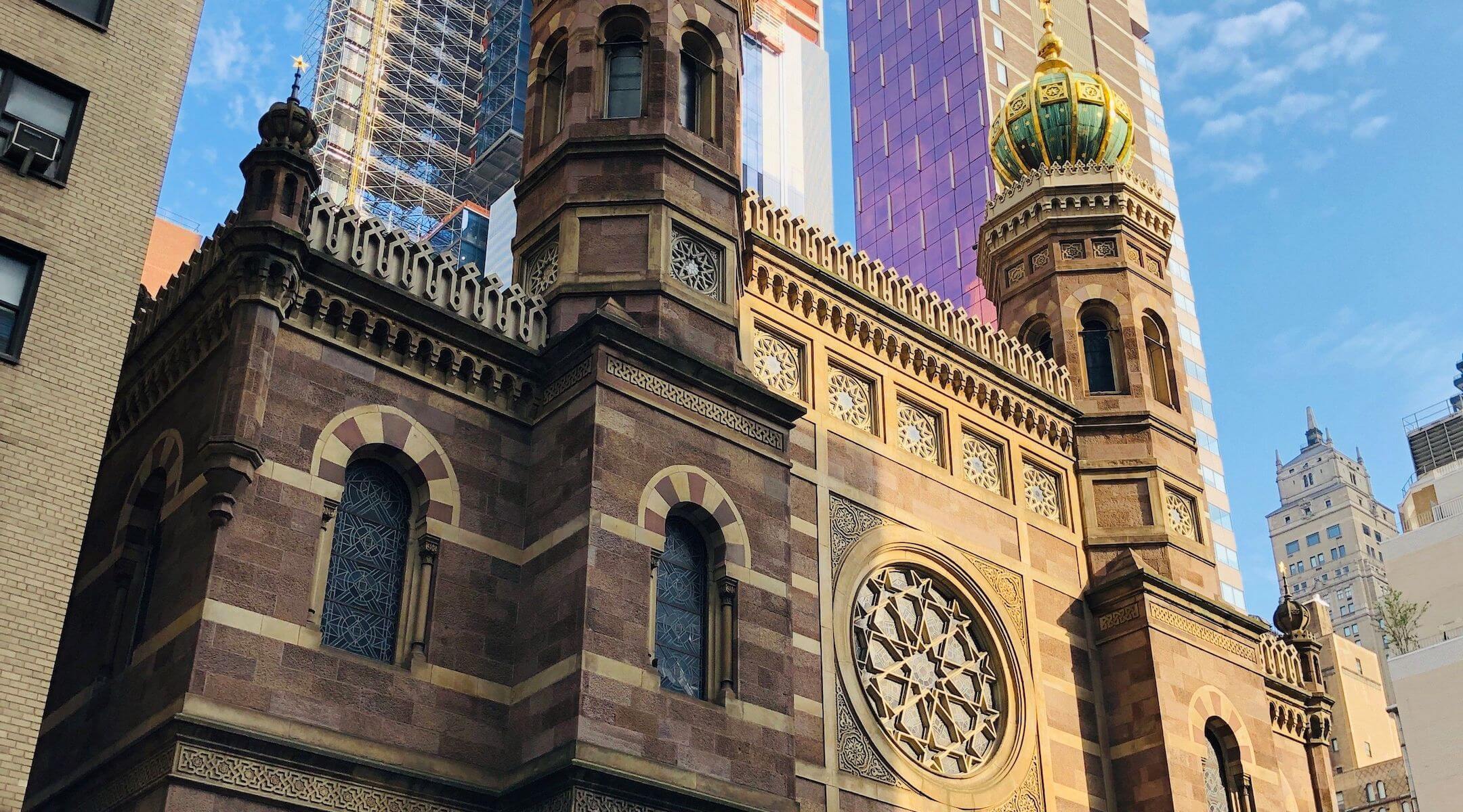 This image shot on May 20, 2019 shows New York Central Synagogue on Lexington avenue.