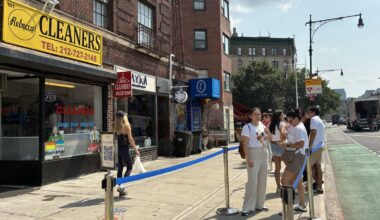 Frozen yogurt is back in New York City. So are the super long lines.