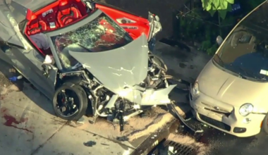 Violent multi-car crash in Upper Manhattan, at least 3 hurt, NYPD says
