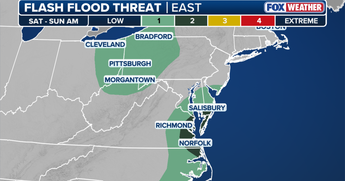 NYC weekend weather: Rain overnight, storms possible Sunday