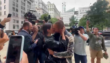 Empire State Building climbers Ivan Kuznetsov and Angelina Nikolau appear in NYC court Monday
