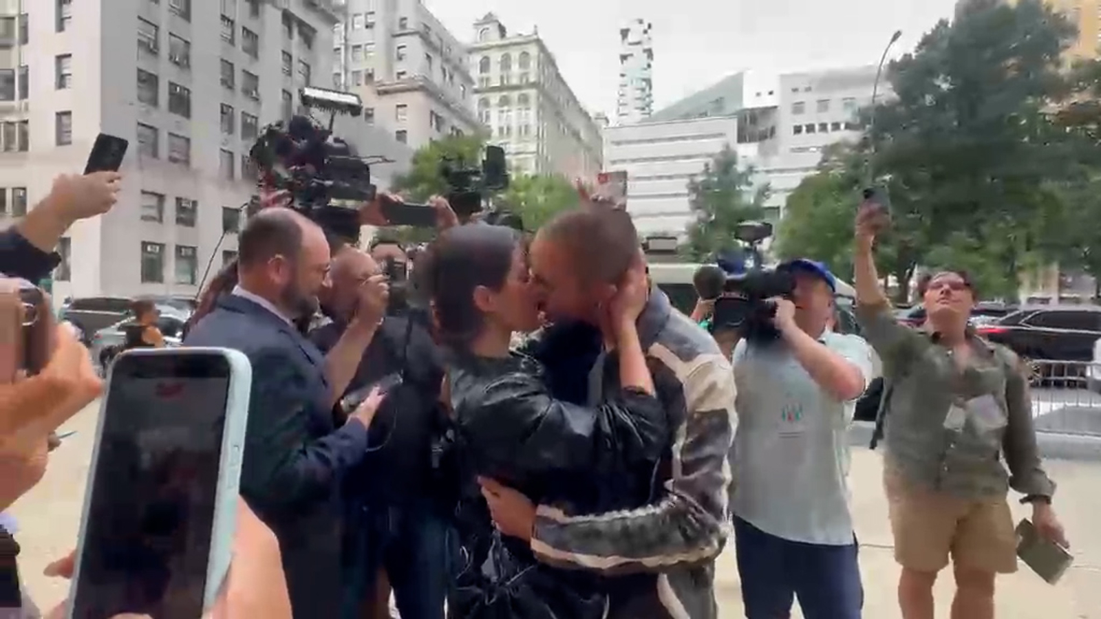 Empire State Building climbers Ivan Kuznetsov and Angelina Nikolau appear in NYC court Monday