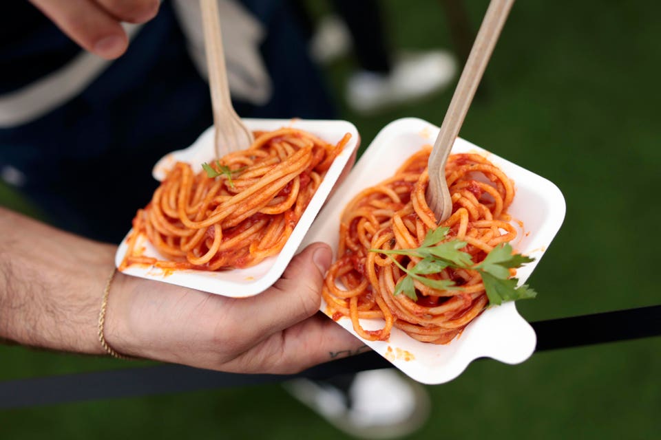 Food Network New York City Wine & Food Festival presented by Invesco QQQ - Sunday Supper presented by Peroni hosted by "The Pasta Queen" Nadia Caterina Munno and Lil Mo Mozzarella - Bank of America Priority Entry