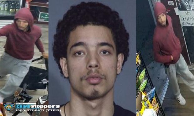 Police released images of Jesus Acosta, wanted for killing a fast food worker in Brooklyn and a deli customer in the Bronx before stealing money from the register and running off. (NYPD)
