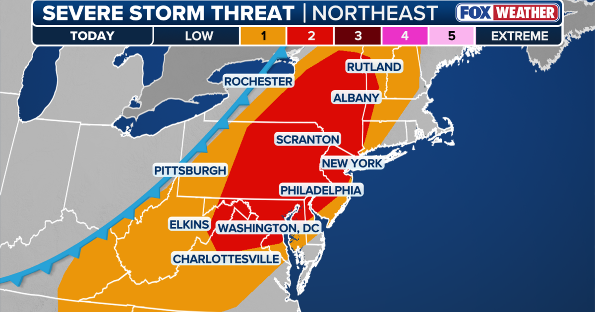 NYC Weather: Flash flooding, wind threats with Thursday storms