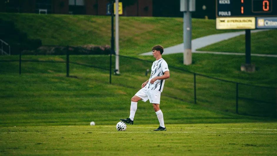 ETSU freshman scores the goal to beat Queens University