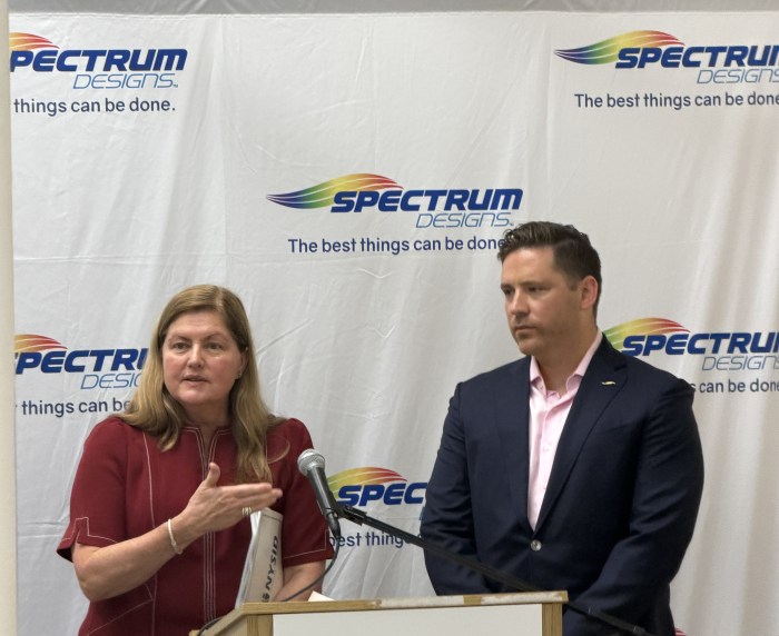 Maureen O’Brien (L.), president & CEO of New York State Institute of Disabilities and Patrick Bardsley (R.), co-founder & CEO of Spectrum Designs discussed the new research. 