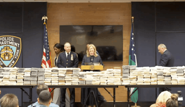 580 pounds of cocaine seized at Queens storage facility in 'largest' drug bust in a decade: NYPD
