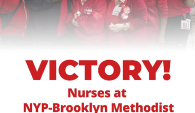 New York State Nurses Association-Represented Nurses Employed At New York Presbyterian-Brooklyn Methodist Hospital ‘Ratify Strong Contract Agreement That Improves Care, Protects Nurse & Patient Safety’