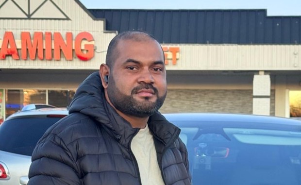 MD Yousuf (pictured) was shot to death moments after midnight Sunday inside American Best Wings & Pizza on Rockaway Ave. in Brownsville, Brooklyn. (Obtained by Daily News)