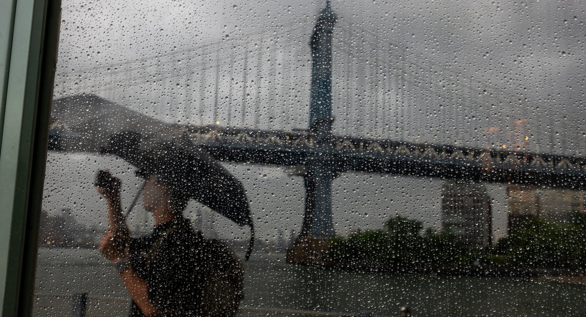 NYC is in for a wet week of weather, with possible wind gusts and thunderstorms