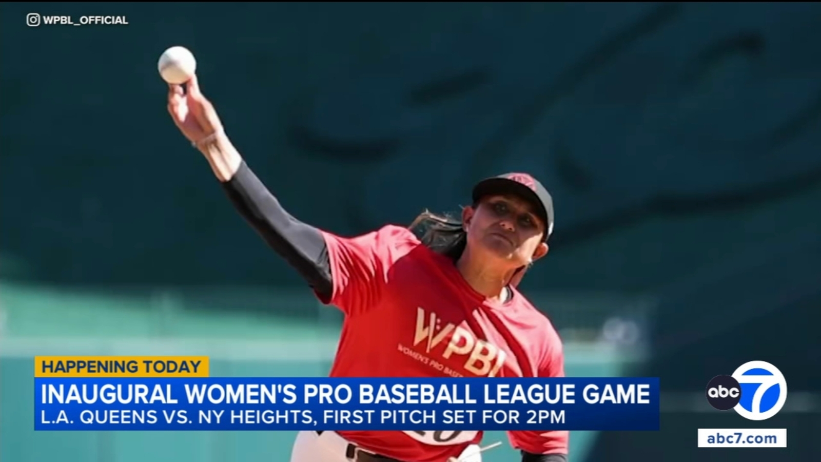 WPBL opener: LA Queens to face New York Heights in inaugural game of Women's Pro Baseball League
