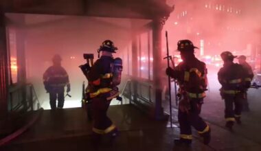 NYC subway fire on train at Astor Place station injures 8 MTA workers, 6 firefighters; delays commute