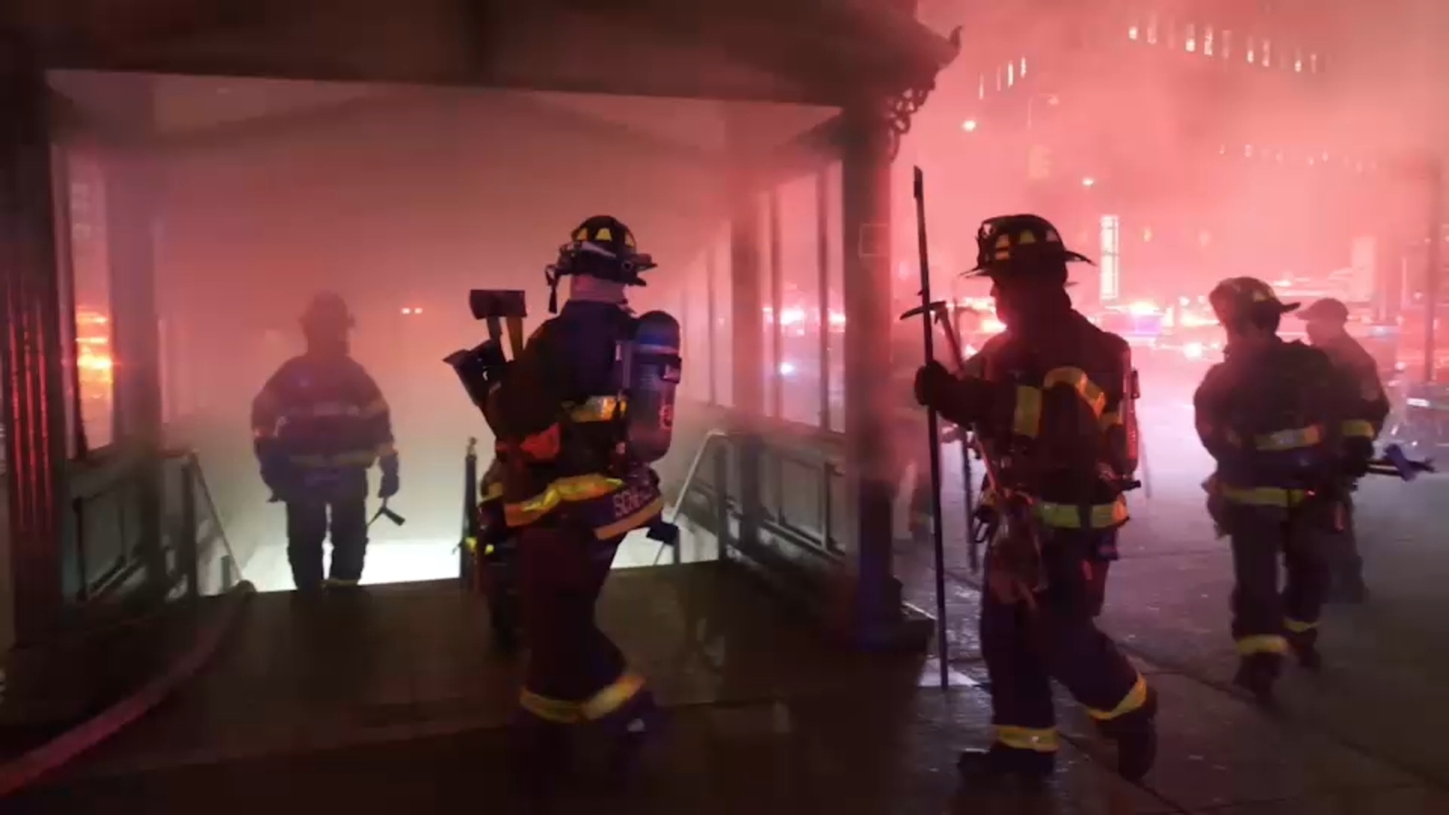 NYC subway fire on train at Astor Place station injures 8 MTA workers, 6 firefighters; delays commute