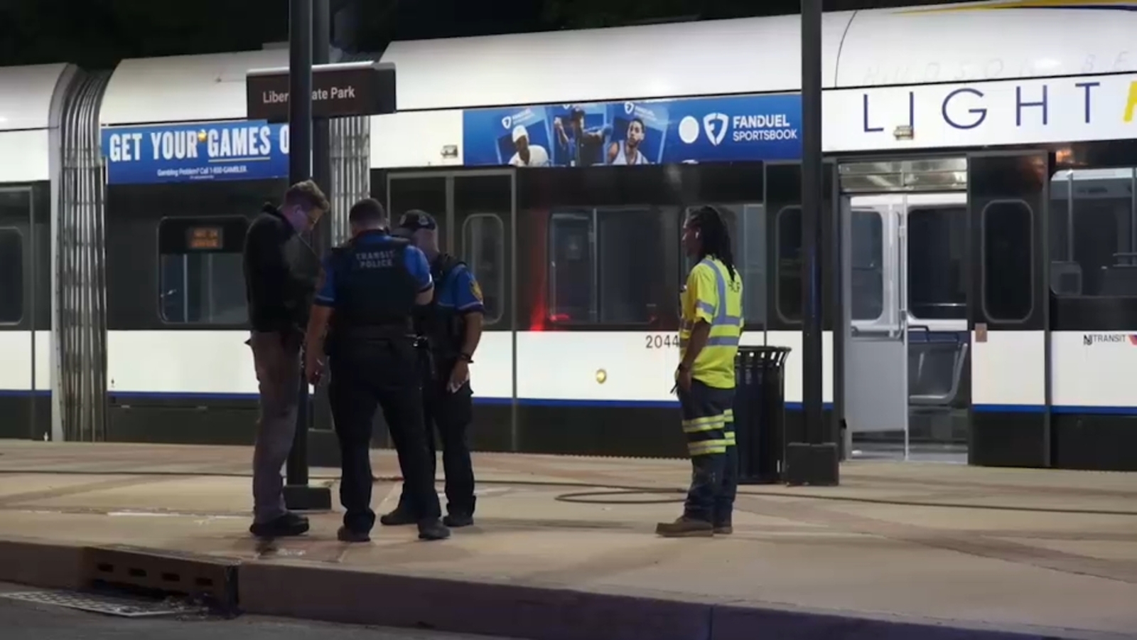 Man slashed aboard Hudson-Bergen Light Rail train in Jersey City; suspect arrested